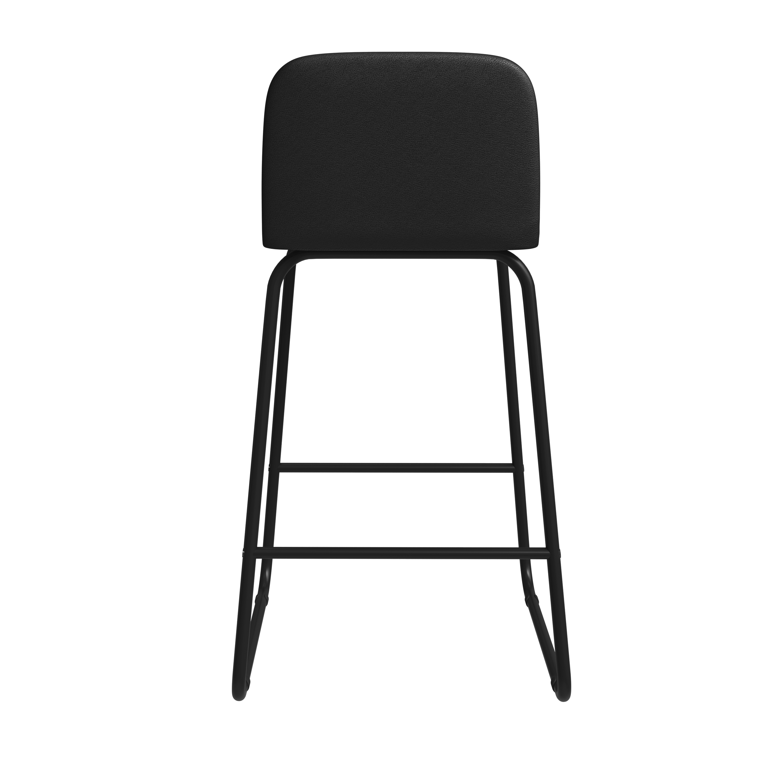 Banqueta Dallas Negra Linho Beige 4