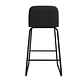 Banqueta Dallas Negra Linho Beige - Miniatura 4