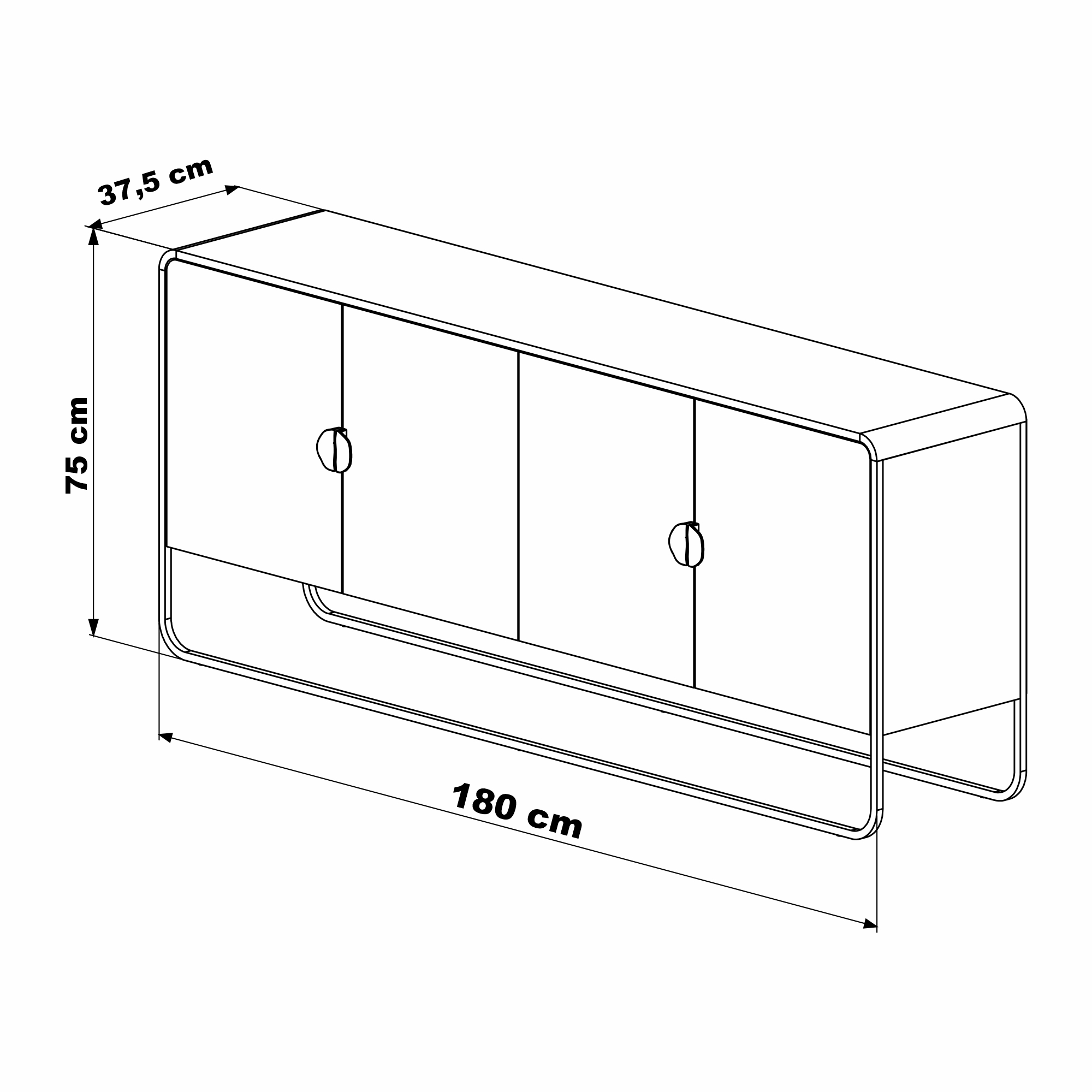 Buffet Luna 28075 1.8 Natural 5
