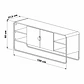Rack Luna 28070 1.5 Negro - Miniatura 5