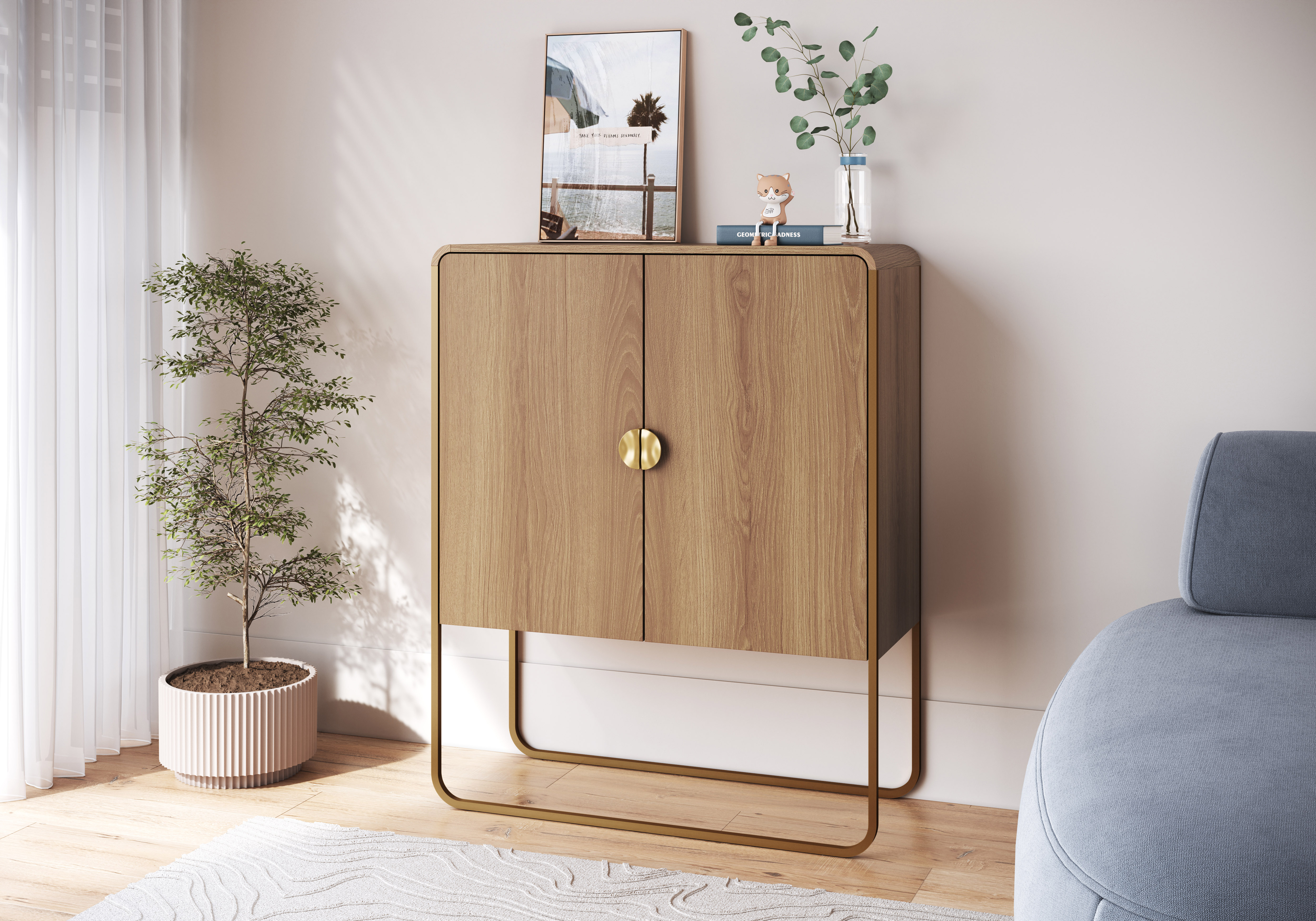 Buffet Luna 28065 90cm Natural 1