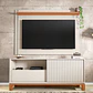 Set Mondrian panel extensible 1.35-1.8 + Rack 1.50 OW Castaño  - Miniatura 2