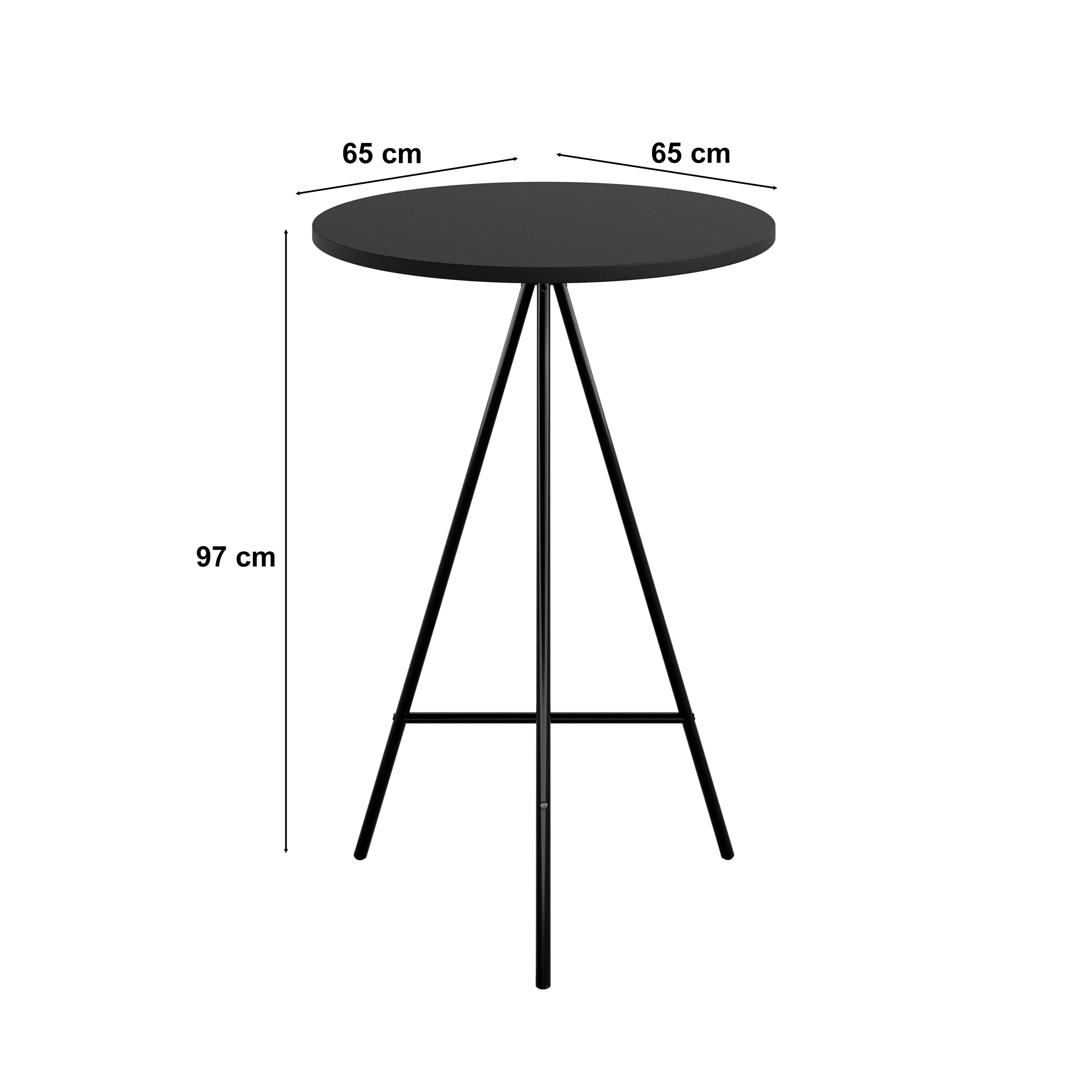 Mesa Bar Milao Negro +2 Banquetas Dallas Negra Linho Beige  4