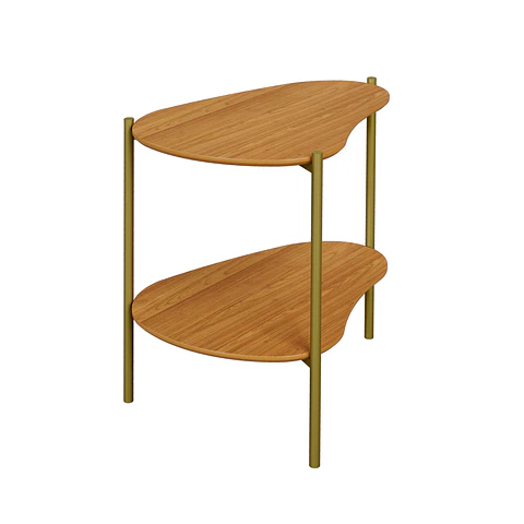 Mesa de Lateral TB629 Castaño