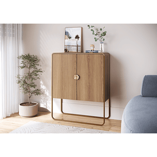 Buffet 28065 + Rack 28070 + Arrimo 28066 natural