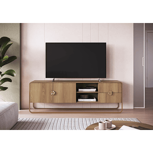 Buffet 28075 + Rack 28076 + Arrimo 28066 natural