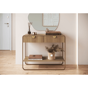 Set Luna Buffet 28071 + Bar 28069 + Arrimo 28066 + Rack 28070 Natural