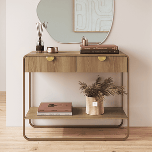 Set Luna Buffet 28071 + Bar 28069 + Arrimo 28066 + Rack 28070 Natural