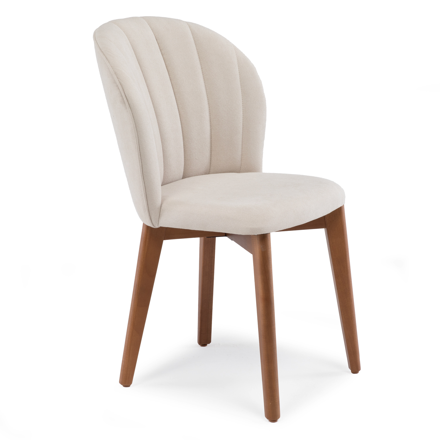 Comedor Kalina Redondo 1.35 + 6 Sillas Alba Soft Palha 5