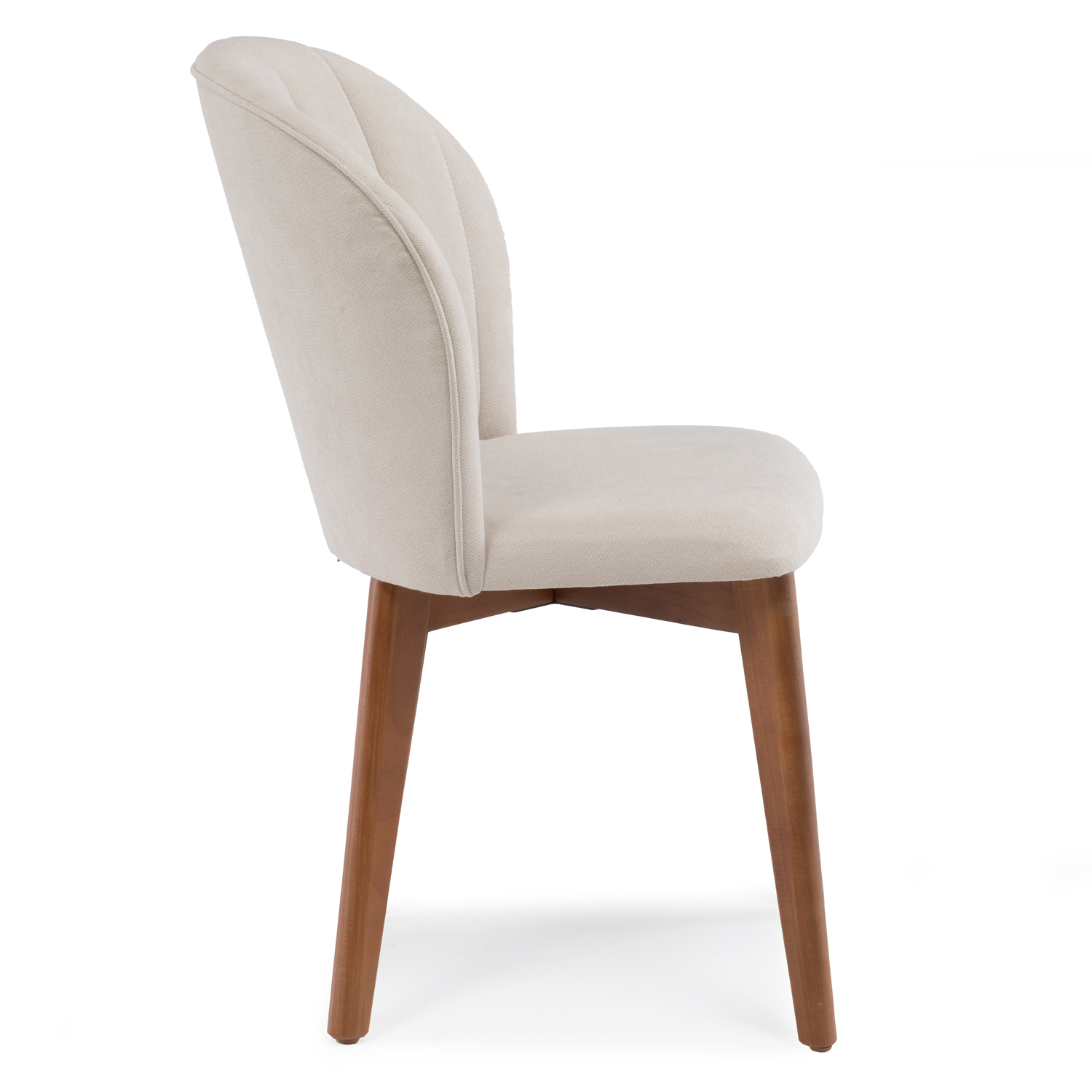 Comedor Kalina Redondo 1.35 + 6 Sillas Alba Soft Palha 6