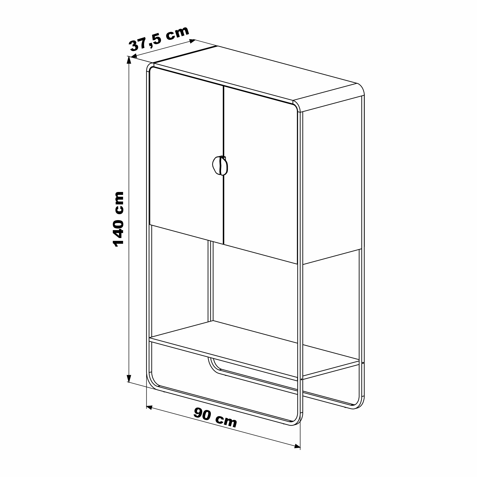 Set Luna Buffet 28071 + Bar 28069 Natural 6
