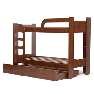 Camarote Carisma + Cama Auxiliar 1P Castaño