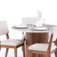 Comedor Kalina Redondo 1.15 + 4 Sillas Ella L02 - Miniatura 2