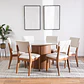 Comedor Kalina 1.35 Red + 6 Sillas Ella L02 - Miniatura 1
