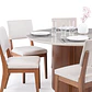 Comedor Kalina 1.35 Red + 6 Sillas Ella L02 - Miniatura 3