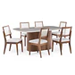 Comedor Kalina 1.8 + 6 Sillas Saga Ratan Ts L02 - Miniatura 3