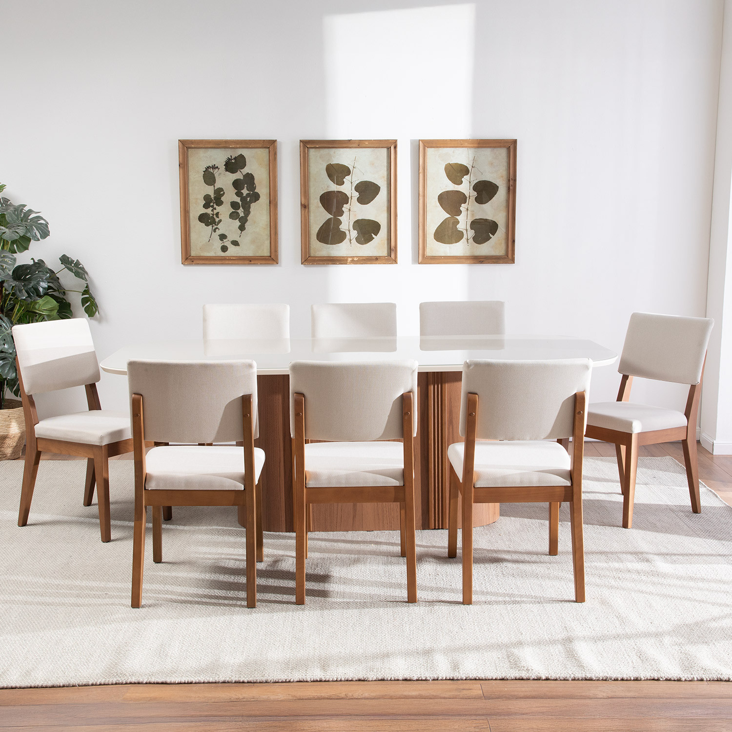 Comedor Kalina 2.2 + 8 Sillas Ella L02 1