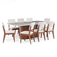 Comedor Kalina 2.2 + 8 Sillas Ella L02 - Miniatura 3