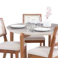Comedor Donatella Red 1.15 + 4 Sillas Saga Ratan Ts L02 - Miniatura 2