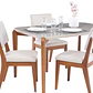 Comedor Donatella 1.35 + 4 Sillas Ella L02 - Miniatura 2