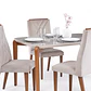 Comedor Donatella 1.35 + 4 Sillas Megan - Miniatura 2