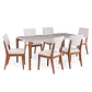 Comedor Donatella 1.8 + 6 Sillas Ella L02 - Miniatura 3