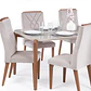 Comedor Donatella 1.8 + 6 Sillas Megan  - Miniatura 2