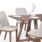 Comedor Avena 1.35 + 4 Sillas Kalina Soft Palha - Miniatura 2