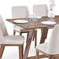 Comedor Avena 1.6 + 6 Sillas Kalina Soft Palha - Miniatura 3
