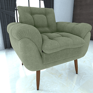 Poltrona Xangai Verde Pahla F494