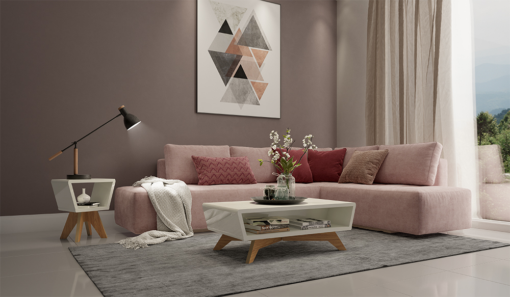 Set De Mesas Tb713 Tb715 Off White Castaño 1