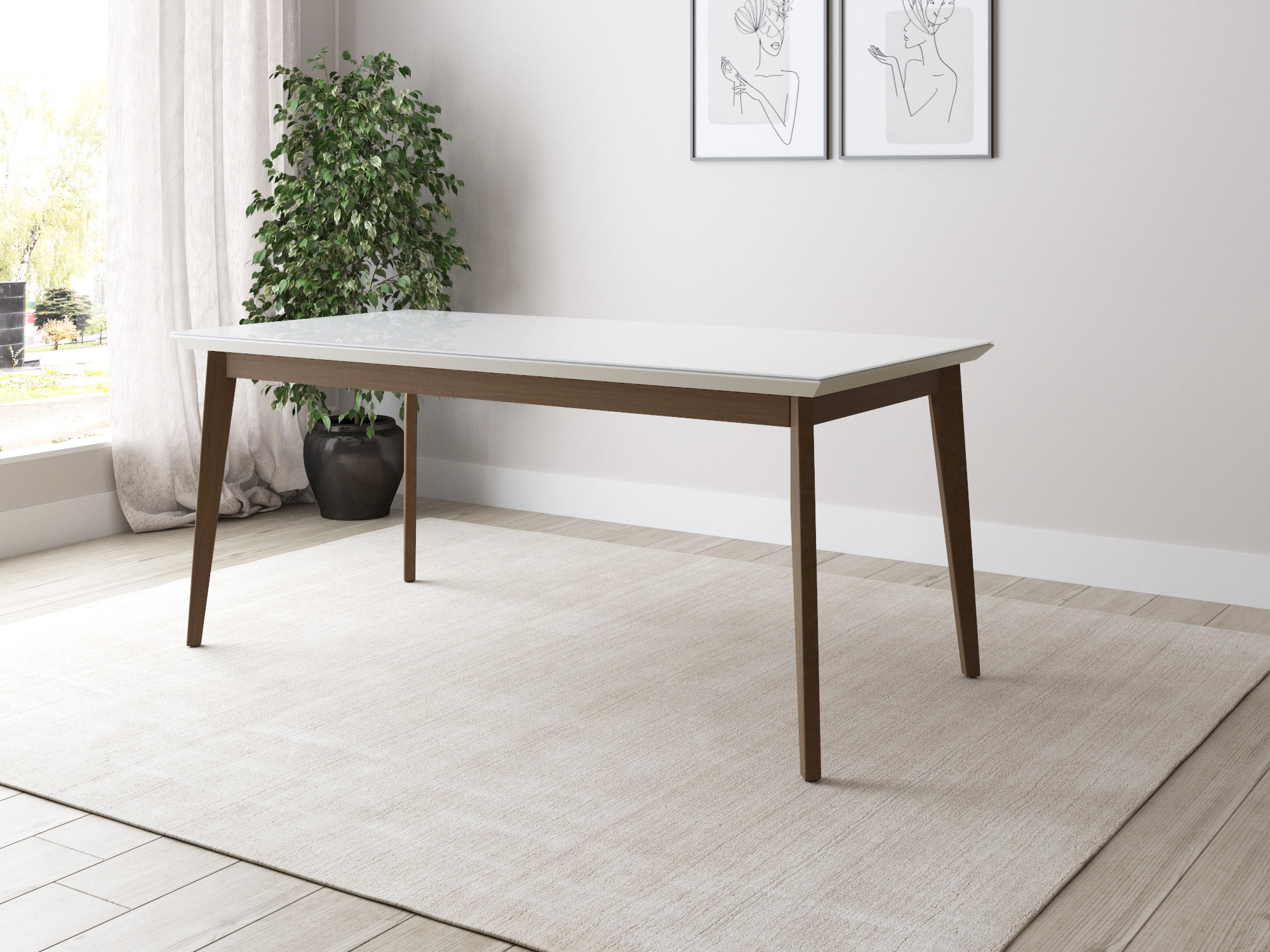 Mesa Julien 1.8 Off White 1