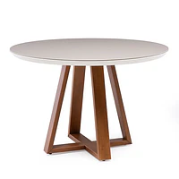Mesa Bennet Redonda 1.15 Off White Natural