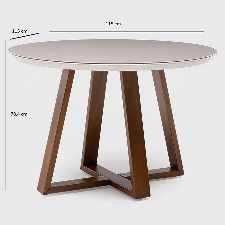 Mesa Bennet Redonda 1.15 Off White Natural 4