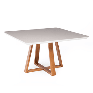 Mesa Bennet 1.35 Cuadrado Off White Natural