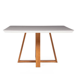 Mesa Bennet 1.35 Cuadrado Off White Natural