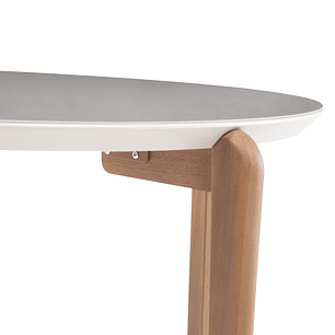 Mesa Donatella Redonda 1.15 Off White Natural