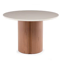 Mesa Kalina 1.15 Redonda Off White Natural