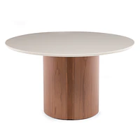 Mesa Kalina Redonda 1.35 Off White Natural