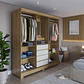 Closet Toscana 2P Capelina Carvalho Off White MP-WL12 - Miniatura 3