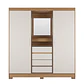 Closet Toscana 2P Capelina Carvalho Off White MP-WL12 - Miniatura 2