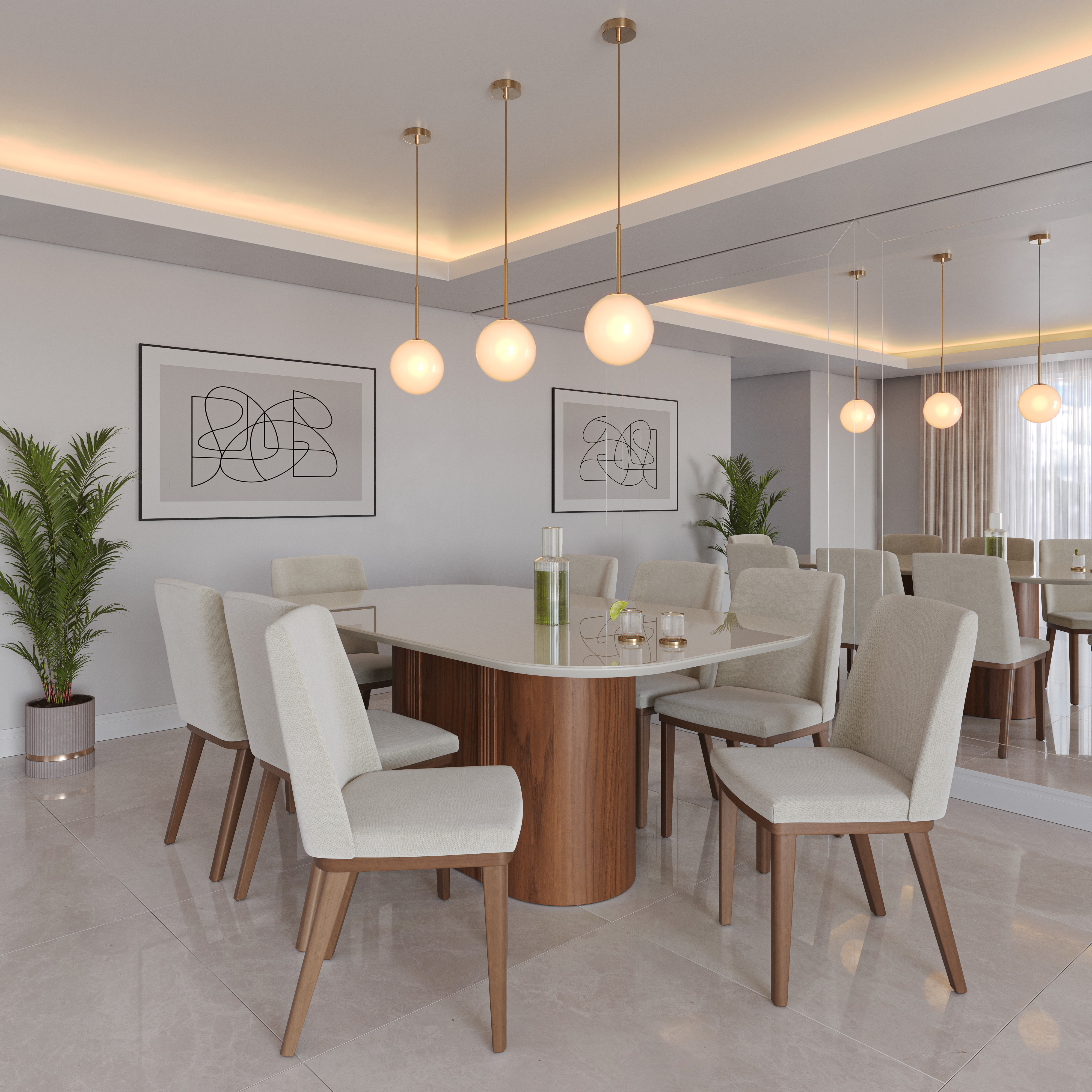 Comedor Kalina 1.8 + 6S Kalina Soft palha  1