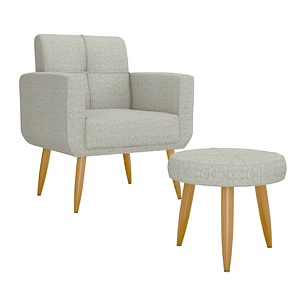 Poltrona Cancún  Arena F439 sin puff