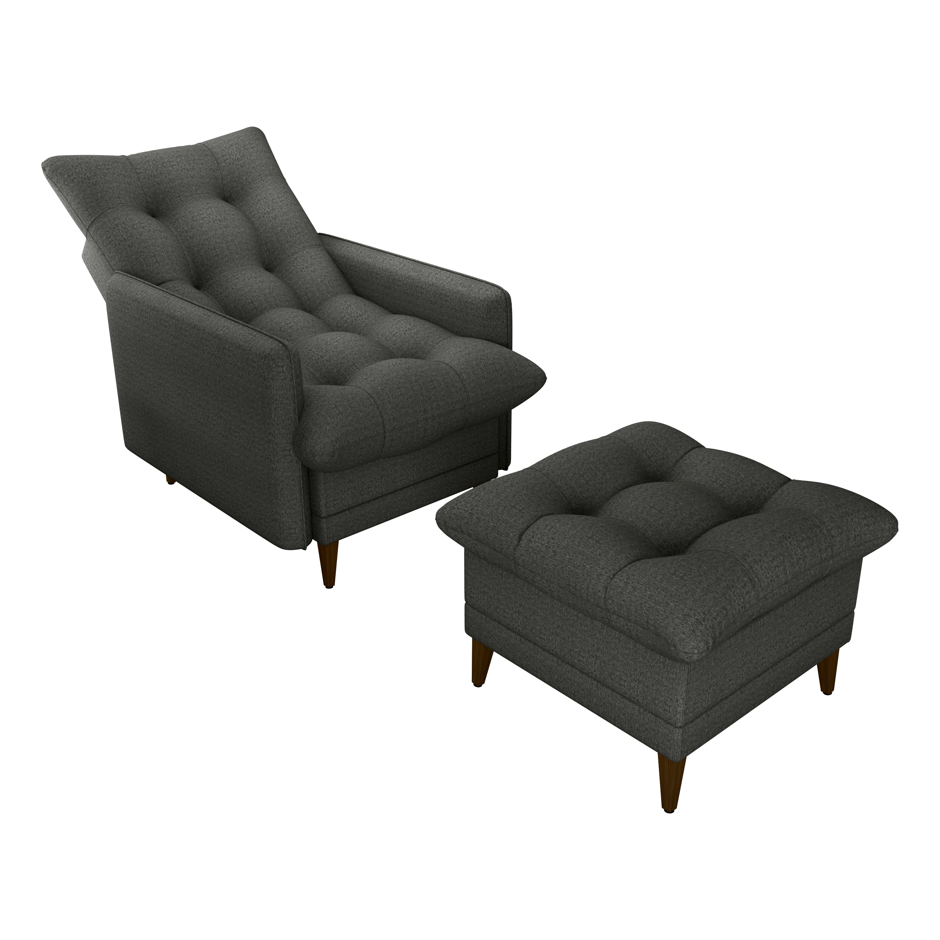 Poltrona Montreal Con Puff E-484 2