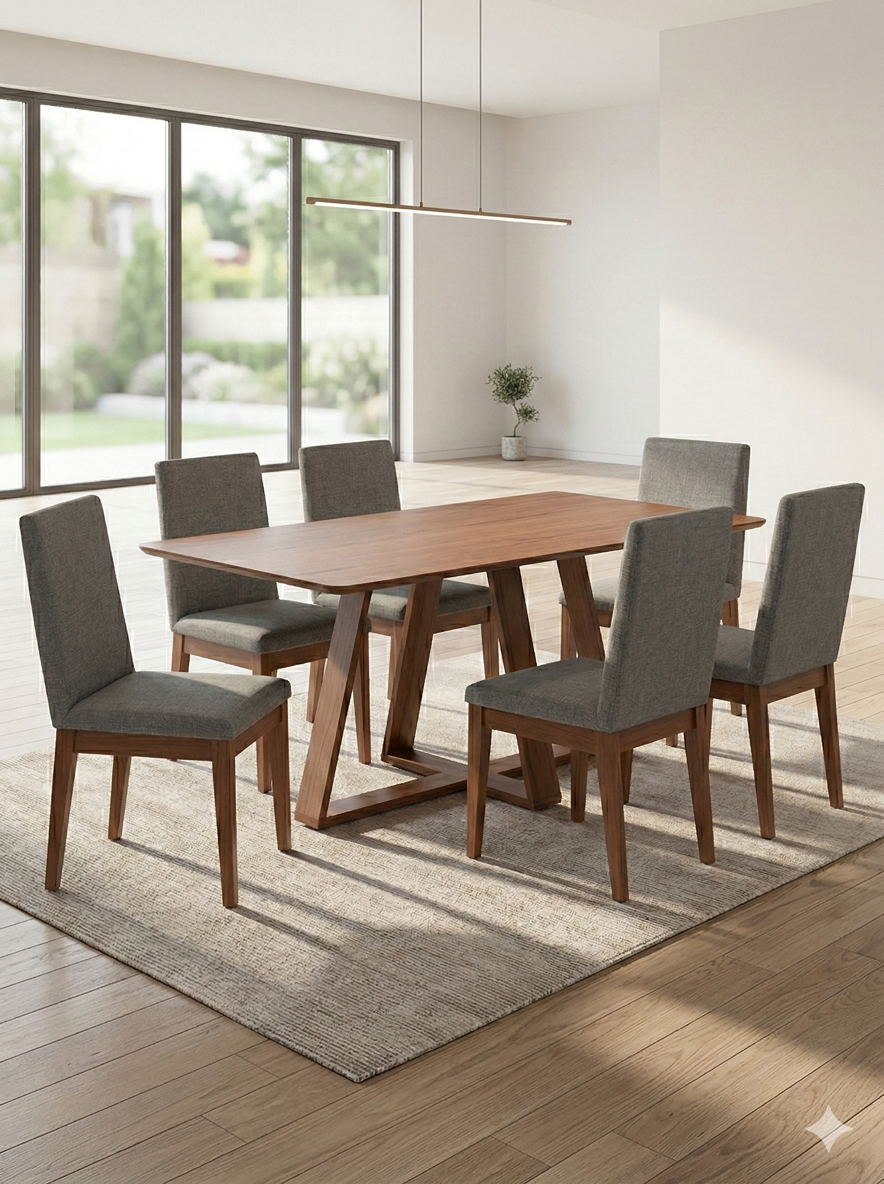 Comedor Avena 1.6+ 6 Sillas Tai Pata Cuadrada 1