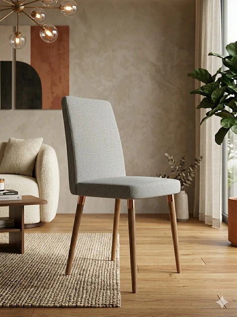 Comedor Avena 1.35+ 4 Sillas Tai Pata Cobre