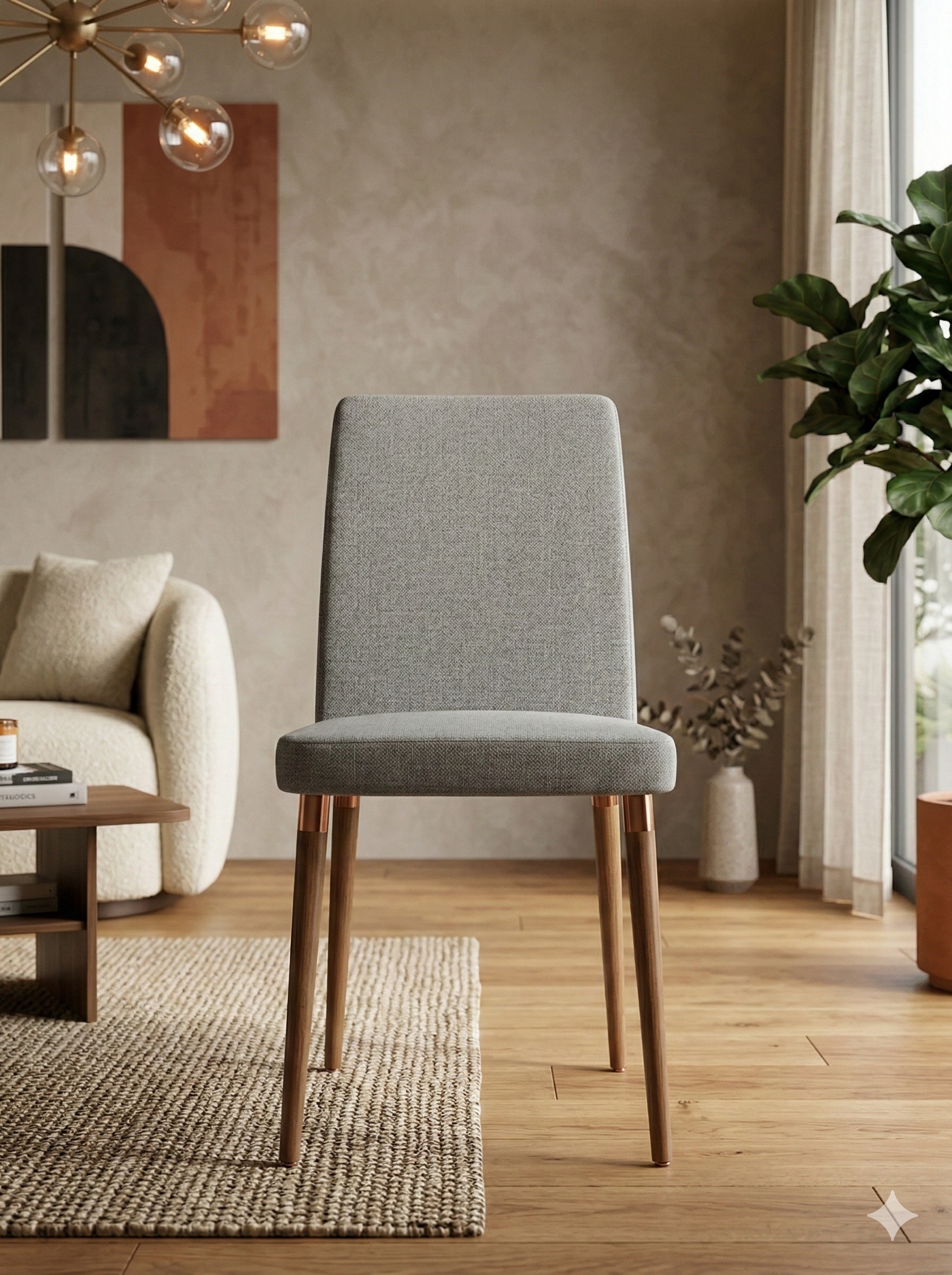 Comedor Avena 1.35+ 4 Sillas Tai Pata Cobre 3