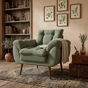 Poltrona Xangai Verde Pahla F494