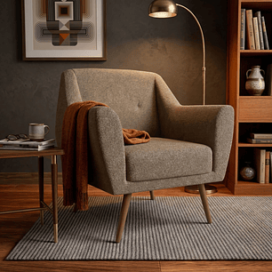 Poltrona Veneza Marrón F498