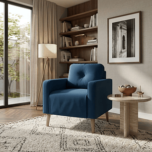 Poltrona Bahamas Azul E433